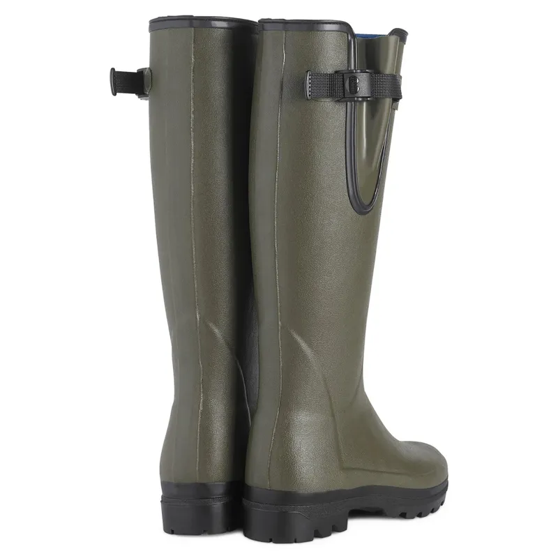Le Chameau Womens Vierzonord Neoprene Wellingtons in Vert Chameau-2